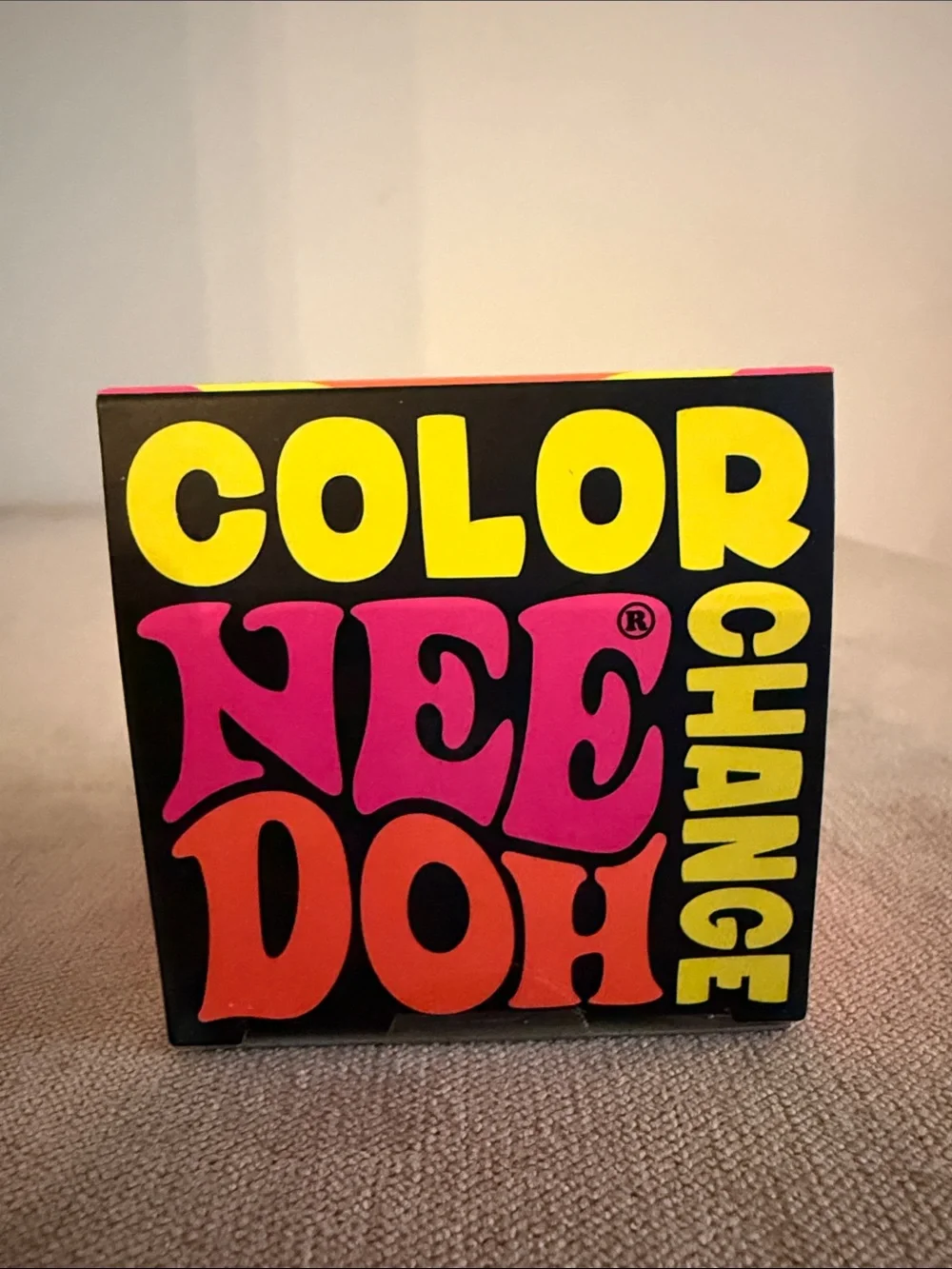 Needoh Fuzz Ball The Velvet Squeeze! & Color Change | New